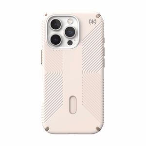 Speck Presidio2 Grip ClickLock & MagSafe vāciņš ierīcei iPhone 16 Pro, Bleached Bone / Heirloom Gold / Hazel Brown