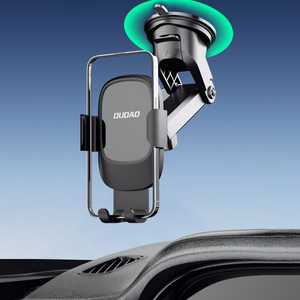 Dudao F5N+ gravity auto turētājs with suction cup windshield or dashboard - melns