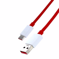ONEPLUS oriģinālais kabelis USB A uz Type C 4A D301 1 m sarkans (bez iepakojuma)