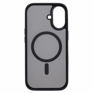 Liavec Cloudy maciņš ar metāla kameras rāmi priekš Iphone 17 melns (kameras vadības poga)