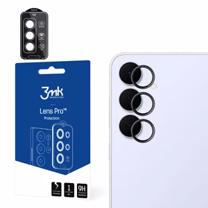 3mk objektīva aizsargstikls Pro Camera Glass priekš Samsung Galaxy S25 FE - Melns