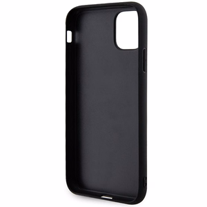 Karl Lagerfeld KLHCN61RUPKLPK 3D Monogram vāciņš ierīcei iPhone 11 / XR 6.1", melns