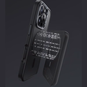 Benks Magnetic Mist Case Metal Frame for Iphone 16 titanium