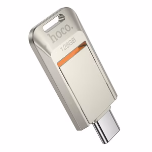 Pendrive 128GB USB 3.0 (USB C) Hoco UD17 nickel