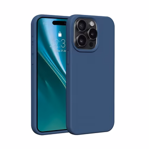 Etteri silikona viedtālruņa apvalks iPhone 12 / 12 Pro 6,1" - tumši zilais