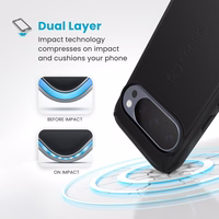 Speck ImpactHero Slim - maciņš Google Pixel 10 / Google Pixel 10 Pro (melns)