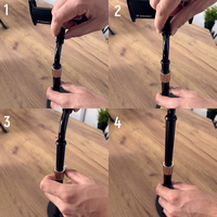 Wozinsky planšetdatora un tālruņa galda statīvs melns (WTHBK4)