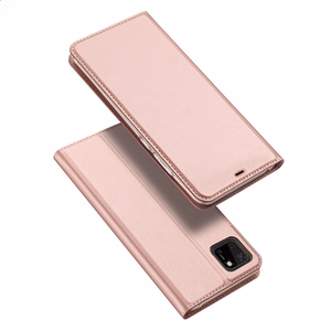 DUX DUCIS Skin Pro grāmatas tipa viedtālruņa apvalks Huawei Y5p rozā