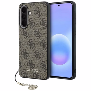 GUESS чехол для Samsung Galaxy A37 GUHCSA37GF4GBR (PU 4G Classic Logo with Charm) коричневый