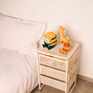 Minions Boba mīksta silikona LED naktslampiņa bērniem, 15 cm