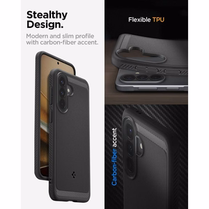Spigen Rugged Armor maciņš Galaxy A57 5G matēts melns