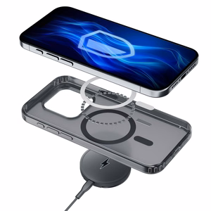 Чехол 3mk Frosty MagCase Apple iPhone 16 Pro чёрный