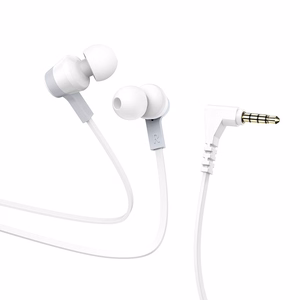 HOCO vadu austiņas Jack 3,5 mm ar mikrofonu M86 baltas