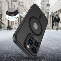 Tech-Protect MagCam Magnētiskais iPhone 16 Pro Max viedtālruņa apvalks - daļēji caurspīdīgs