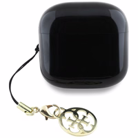 Bezvadu austiņas TWS Guess Effect Printed Classic Logo & Charm melns