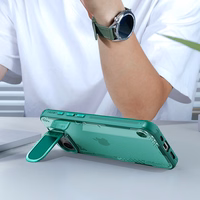 Nillkin Iceblade Prop viedtālruņa apvalks ar objektīva vāciņu un statīvu iPhone 16e - zaļš