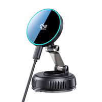 Tech-Protect V8 Magnetic MagSafe 25W auto lādētājs - melns