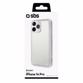 SBS Bamperis tikai malām, caurspīdīgs, priekš iPhone 14 Pro