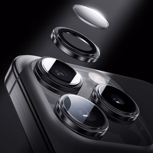 Benks Закалённое стекло Glass Warrior Lens Protector на камеру для Iphone 16/16 Plus (2 линзы) серебряный