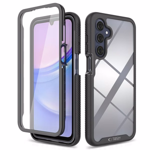 Tech-Protect Defense360 apvalks viedtālrunim Samsung Galaxy A16 4G / 5G - melns