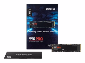 Samsung 990 PRO 1 TB M.2 PCI Express 4.0 NVMe V-NAND MLC SSD