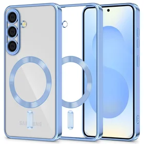 Tech-Protect MagFlex MagSafe apvalks Samsung Galaxy S25 - caurspīdīgs zils