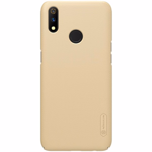 Nillkin Super Frosted Shield vāciņš ierīcei Realme 3 Pro / Realme X Lite, zelta krāsā