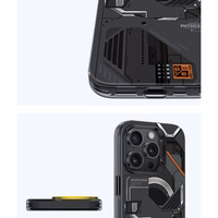 Benks Magnētiskais Mecha sērijas viedtālruņa apvalks Iphone 16 Plus melns