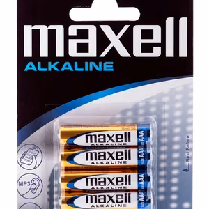 Maxell sārmainā baterija LR-03 AAA 4 gab. iepakojums vienreizlietojama baterija