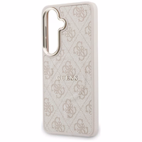 Guess maciņš 4G Embossed Ring MagSafe for Samsung Galaxy S26 Plus rozā