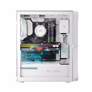 Logic PORTOS ARGB MINIDI USB 3.0 datora korpuss, balts