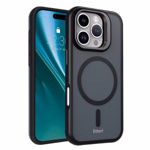 Etteri Morning Fog maciņš for iPhone 16 Pro Max 6,9" melns