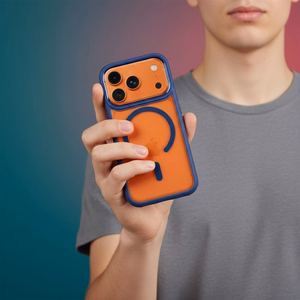 ROAR maciņš MAG BUMPER, saderīgs ar MagSafe, IPHONE 15 Pro, tumši zils