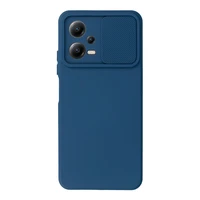 Camshield Soft viedtālruņa apvalks Xiaomi Redmi Note 12 5G/Poco X5 (m) - tumši zils