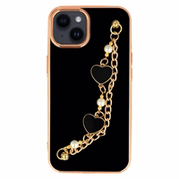 Moderns viedtālruņa apvalks Iphone 14 Plus dizains 3 melna