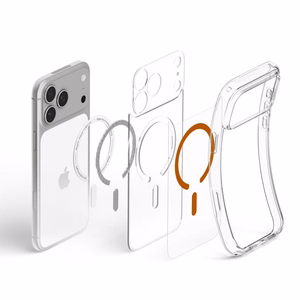 Spigen Ultra Hybrid MagSafe maciņš iPhone 18 Pro / 17 Pro, caurspīdīgs oranžs