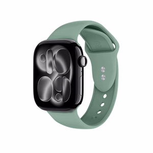 Crong Liquid siksniņa Apple Watch 38 / 40 / 41 / 42 mm, salvijas zaļš