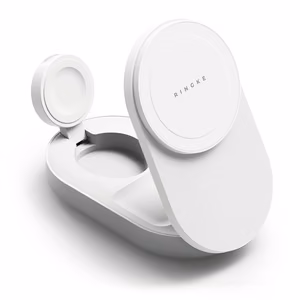Ringke QI2.2 25W 3in1 Magnetic MagSafe Inductive Charger - White