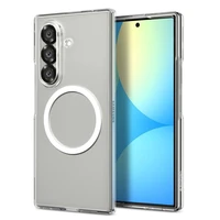 Spigen AirSkin Mag MagSafe viedtālruņa apvalks Samsung Galaxy Z Fold 7 - skaidrs un balts