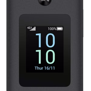 TCL OneTouch 4043 with Cradle, melnā krāsā / mobilais tālrunis