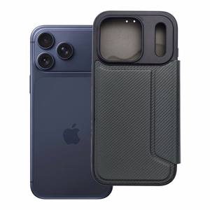 Viedtālruņa apvalks Razor Book priekš iPhone 17 Pro - tumši zaļš