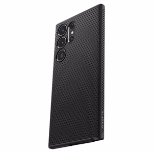Spigen Liquid Air viedtālruņa apvalks Samsung Galaxy S23 Ultra - matēti melns