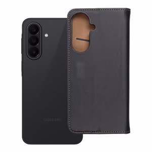 Ādas atlokāmais maciņš Samsung A27 Smart Pro Book, melns