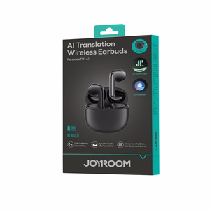 Joyroom JR-FB1 Funpods Bluetooth 6.0 In-Ear TWS Bezvadu Austiņas ar AI Funkcijām - Melnas
