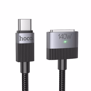 Kabelis USB C uz Mag3 Hoco 5A 140W magnētisks 1,8 m U141 melns