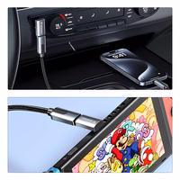 Wozinsky WPKF-01 USB-C - USB-C 40Gb/s 240W 8K OTG leņķa adapteris - pelēks