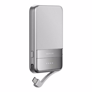 EcoFlow RAPID magnētiskā portatīvā lādētāja, 5000mAh (sudraba)