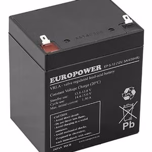 Baterija Europower EMU EP5-12T2 12V 5Ah VRLA