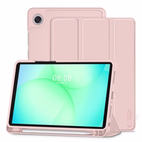 TechProtect SmartCase Pen maciņš Samsung Galaxy Tab A9 / A11 8.7 rozā