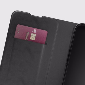 SBS Wallet Smooth maciņš iPhone 16e / 17e with Flip - melns